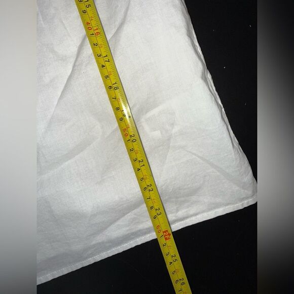 J.Crew Blouse 3/4 Sleeve embroidered White Yellow XS EUC - Picture 8 of 8